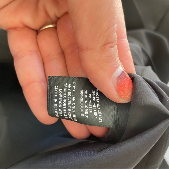 Lafayette 148 Black Surplus Neckline Short Sleeve Dress size 8 - Picture 11 of 15